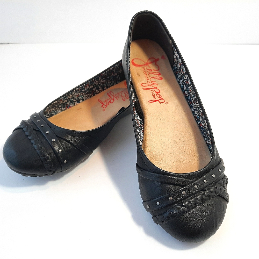 JELLYPOP | Women's Black Flat Shoes